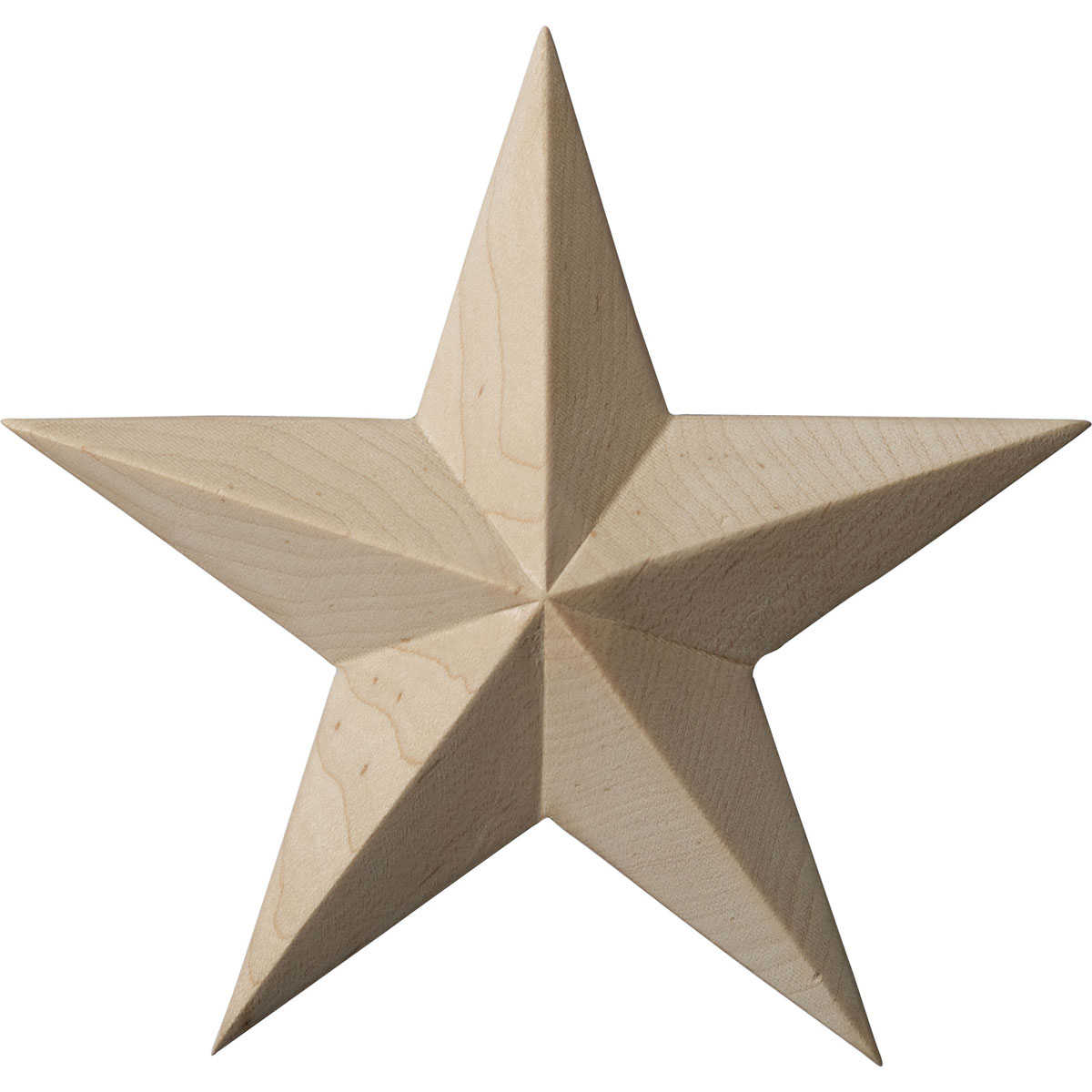Ekena Millwork Galveston 5''H x 5''W x 3/4''D Star Rosette