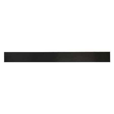 E. JAMES 3/4' Comm. Grade Buna-N Rubber Strip, 2'x36', Black, 50A, 4050-3/4X