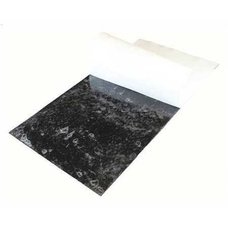 E. JAMES 1/16' Comm. Grade Neoprene Rubber Sheet, 12'x24', Black, 60A, 6060-1/16BTAPE
