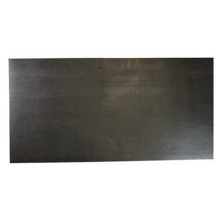E. JAMES 1/16' High Grade Neoprene Rubber Sheet, 12'x36', Black, 30A, 1030-1/16HGC