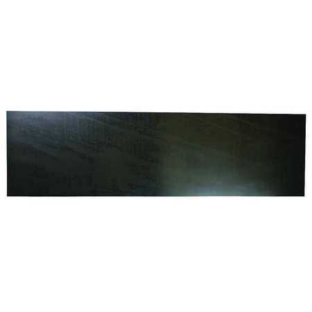 E. JAMES 1/4' Comm. Grade Buna-N Rubber Strip, 6'x36', Black, 40A, 4040-1/4Z
