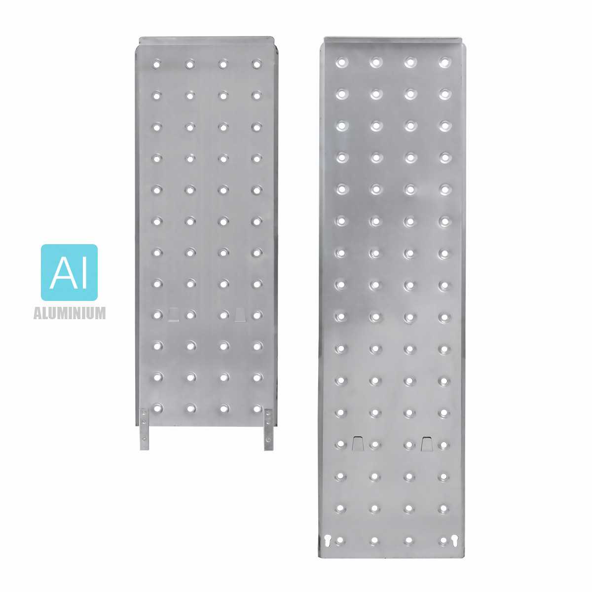 2PCs Aluminum Platform Plates for Folding Step Ladder