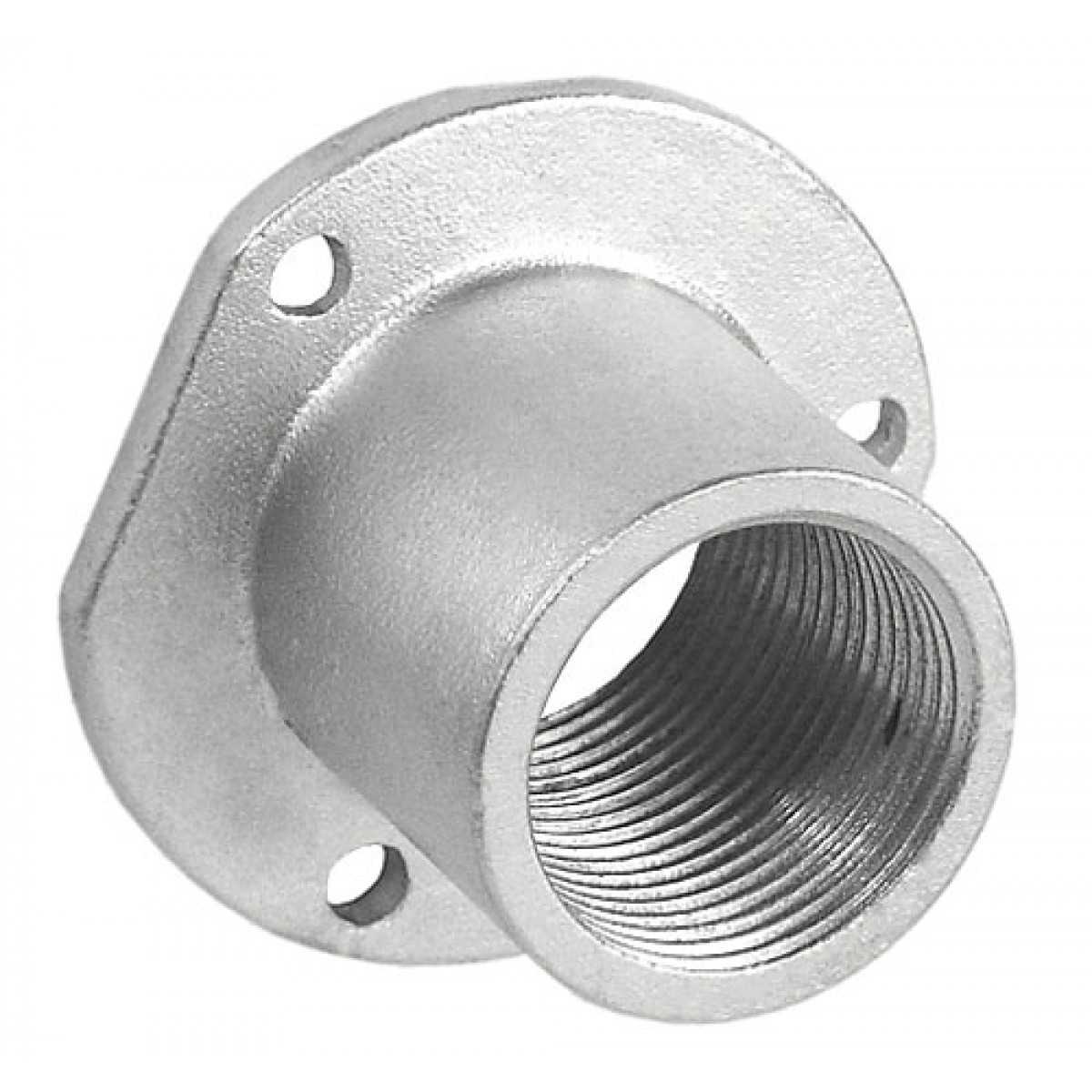 1 Pc, 3/4 In. Straight Concrete Form Pipe Insert, Zinc Plated Malleable Iron Used to Make Walls, Floors & Ceilings In Poured Concrete Structures