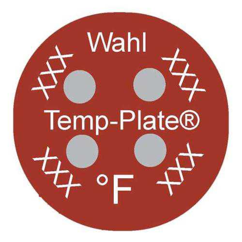 WAHL 444-120F Non-Rev Temp Indicator, Mylar, PK10