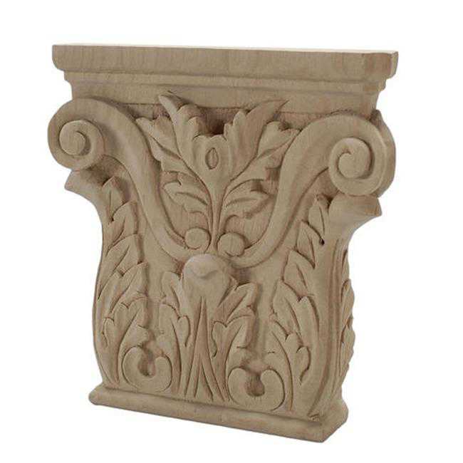 American Pro Decor 5APD10445 Large Carved Wood Applique