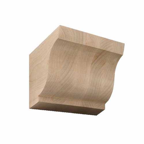 Brown Wood Medium Simplicity Corbel Unfinished Hard Maple 01607001HM1