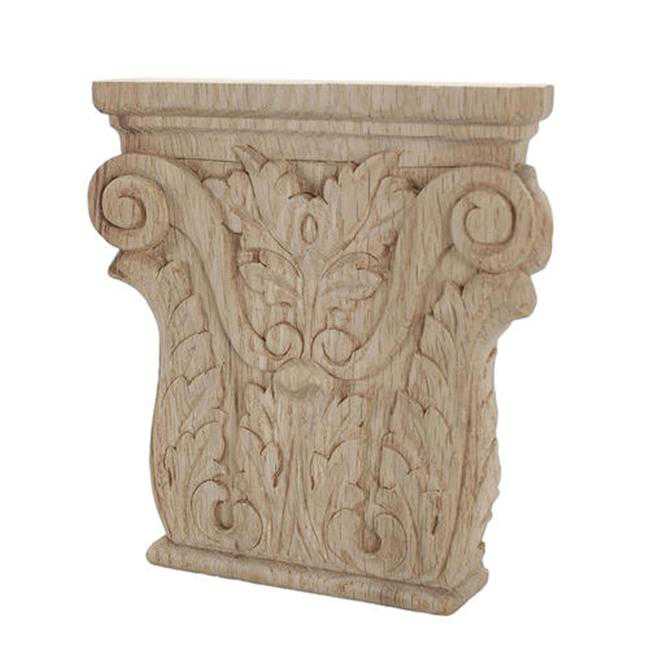 American Pro Decor 5APD10444 Large Carved Wood Applique