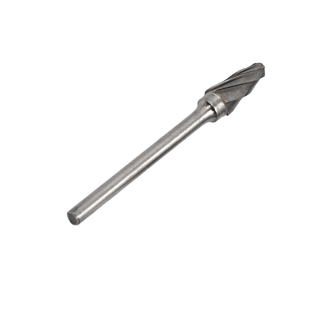 3mm 1/8-inch Diameter Shank Tungsten Carbide Single Cut Cone Shaped Rotary File