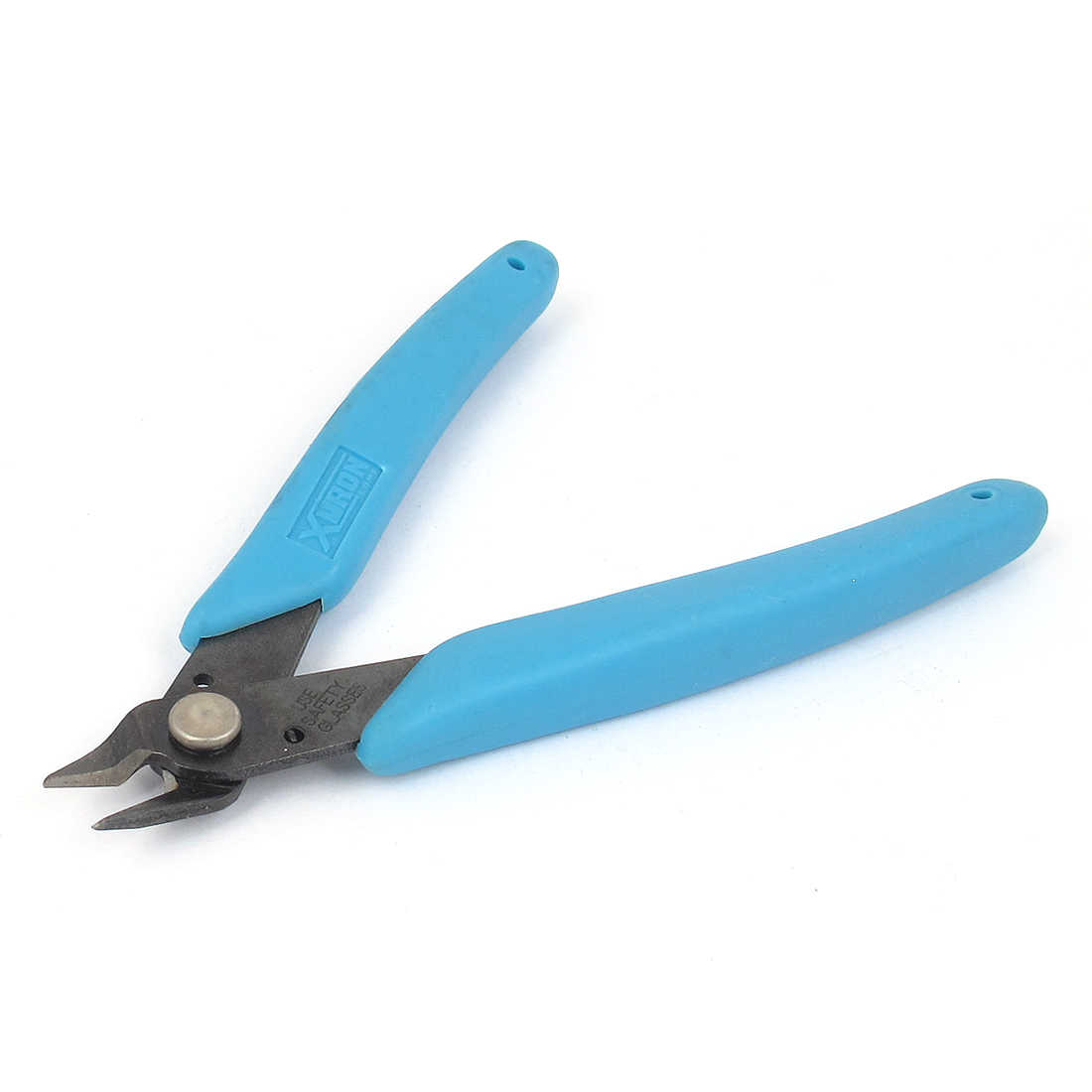 Unique Bargains Blue Plastic Coated Handle Diagonal Side Cutting Cutter Pliers Hand Tool 5' 13cm