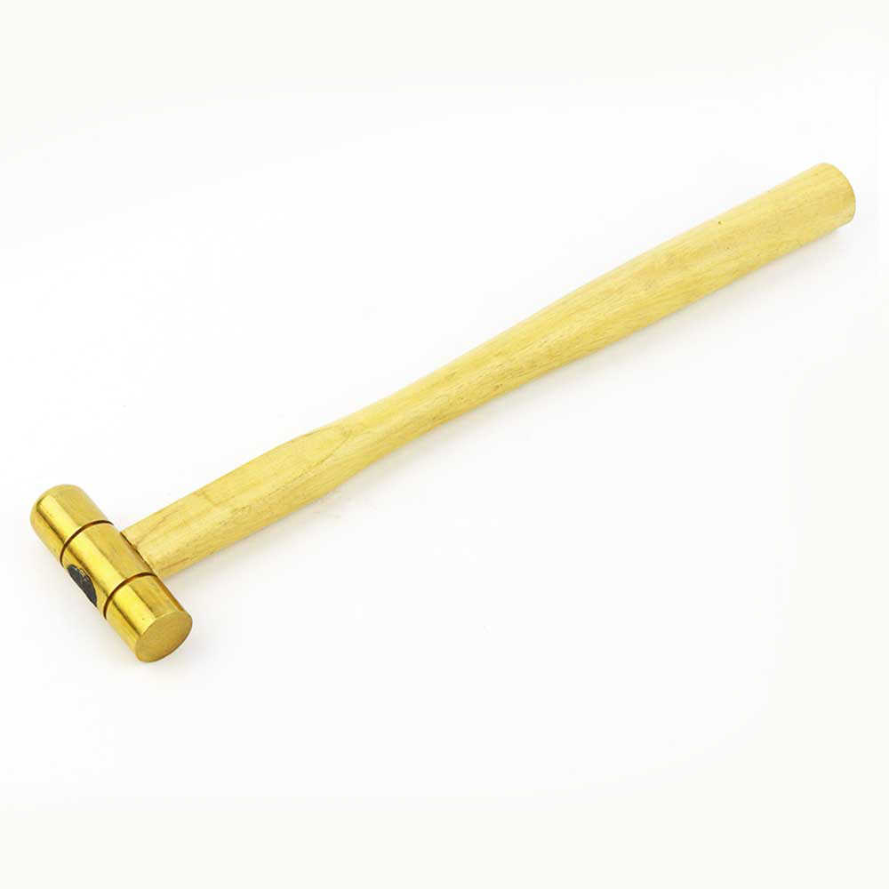 Big Horn 19257 4 oz Hammer flat face hardwood handle solid brass head 9-1/2'