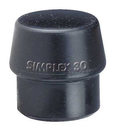 Halder Simplex Replaceable Hammer Tip, Soft-Face, Black, 3202030