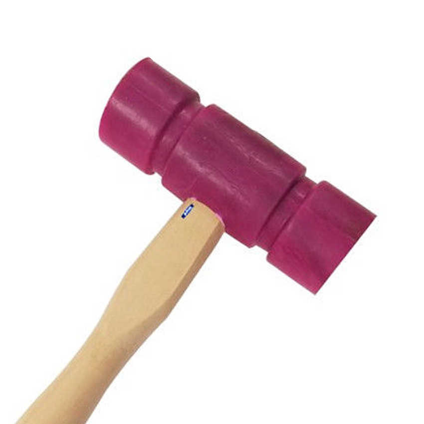 Pink Plastic Mallet 1-1/4 X 3-3/4 Non Marring Jewelry Making Hammer 4oz