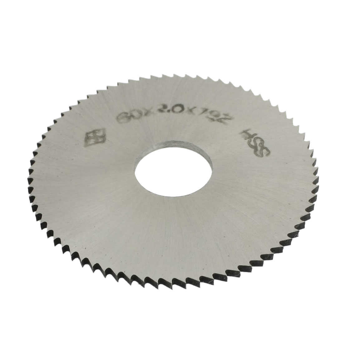 Unique Bargains Silver Tone HSS 60mm x 2mm x 16mm 72 Toothed Slitting Saw Blade
