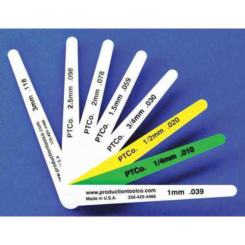 ASSEMBLY TOOL L - 812 Feeler Gauge,0.452 In Thick,4 In L Blade G0162246