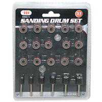 Jumbo 51pc Drum Sanding Kit - Fits Dremel - Includes Rubber Drum Mandrels - 1/2, 3/8 & 1/4'