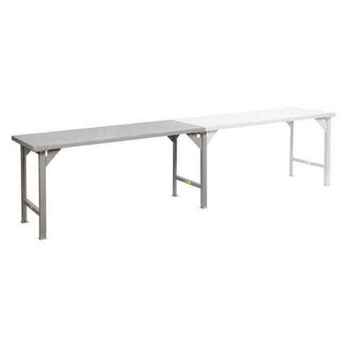 LITTLE GIANT WSE3648-STARTER Fixed Work Table Starter,Steel,48'W,36'D G9319642