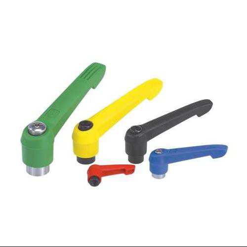 KIPP 06601-2A286 Adjustable Handles,1/4-20,Green